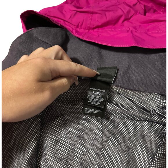 The North Face Women's Magenta Pink Rain Jacket Size XL - Picture 6 of 10